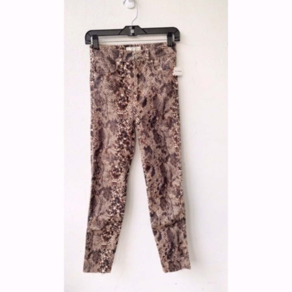 Revolve Free People High Rise Raw Hem Jegging Jean Cropped Skinny Two Faced 27 - Picture 6 of 9